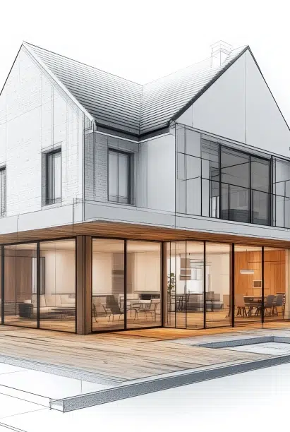 Nouveau projet (17) Extension maison à Bordeaux